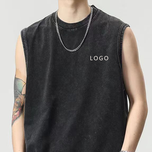 Custom Plus Size Men's tank Tops Fitness Workout Unisex Vintage Sports Jerseys Cotton tank Top Men - Product Image 1