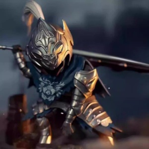 Figurines de la série Dark Souls en boîte mystère en gros : Modèles Chevalier Noir et Gardien de Feu, Ornements de bureau, Jouets de collection - Product Image 2