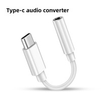 Adaptateur Type C vers 3,5 mm, câble audio Type-C vers prise jack 3,5 mm, audio numérique, prend en charge l'écoute de musique, la vision de la télévision, la communication vocale