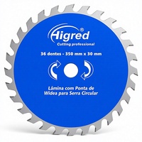 Lame de scie circulaire en carbure de tungstène TCT 350 mm x 30 mm x 36T, découpe laser pour contreplaqué et MDF