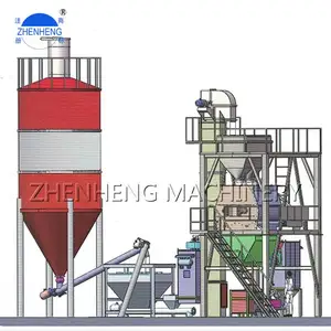 10-30T/H Automatic Dry Mortar Machine Big Dry Mix Mortar Plant Production Line for Tile Adhesive Wall Putty Batching Plant