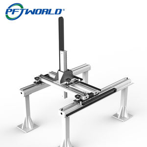 Module d'actionneur CNC multi-axes XYZ, système de mouvement professionnel personnalisé <span class=keywords><strong>avec</strong></span> rail linéaire à engrenages de grande taille et cantilever en forme de croix - Product Image 4