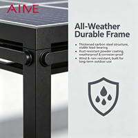Pergola solaire électrique BIPV avec télécommande, panneau photovoltaïque, pergola rétractable en aluminium électrique avec éclairage LED