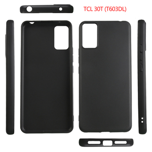 Custodia per telefono in Silicone per <span class=keywords><strong>TCL</strong></span> <span class=keywords><strong>30</strong></span> 5G <span class=keywords><strong>30</strong></span> Z <span class=keywords><strong>30</strong></span> + 303 305 <span class=keywords><strong>TCL</strong></span> <span class=keywords><strong>30</strong></span> XE 403 405 40R custodia morbida in TPU nero opaco antiurto - Product Image 2