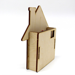 Wooden House Model <b>Diy</b> <b>Kit</b> For Kids Age 4-6Y Educational Toy Project Toys - Product Image 4