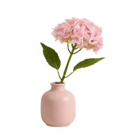 Grande fleur d'hortensia artificielle rose clair à tige unique en soie synthétique, style bohème, pour la maison, les mariages, les remises de diplômes, la fête des pères