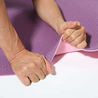 Tapete de Yoga NBR Antidesgarro, Material Duradero, Larga Vida Útil, Logotipo Personalizado, MOQ Bajo, Tapete de Pilates, Tapete de Gimnasio
