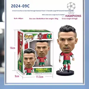 Statuette Ecologiche in PVC Fatte a Mano Resistenti alle Alte Temperature di Calciatori come Cristiano Ronaldo, <span class=keywords><strong>Lionel</strong></span> Messi, Kevin De Bruyne, Son Heung-Min - Product Image 3