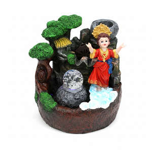 Fuente de agua de bebé Jesús de 10 \ "con Luz elegante 6 uds/cartón fuente decorativa de Navidad - Product Image 4