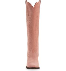 <span class=keywords><strong>Bottes</strong></span> de <span class=keywords><strong>Cowboy</strong></span> à bout pointu <span class=keywords><strong>Beige</strong></span> rose à la mode pour femmes - Product Image 2