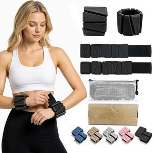 Poids réglables en silicone pour poignets et chevilles, pour yoga, pilates, fitness, poids de 1LB et 2LB, pour femmes et hommes, entraînement à domicile - Product Image 1