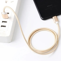 Câble de charge USB en nylon OEM vers Micro/iPhone/Type-C, câble de synchronisation de données à charge rapide 5 broches pour téléphone Samsung Xiaomi HTC Android