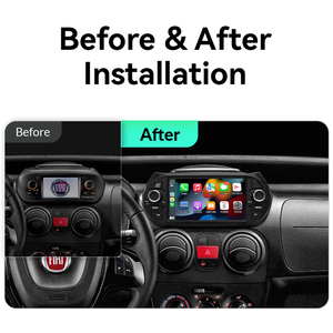 วิทยุติดรถยนต์ 2Din ระบบแอนดรอยด์ Octa Core สเตอริโอ GPS นำทาง มัลติมีเดีย Android Auto สำหรับ FIAT Fiorno Qubo Citroen Nemo Peugeot Bipper - Product Image 3