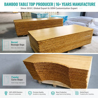 Table de bureau en bambou massif de style moderne de la marque XINYUAN très populaire, couleur naturelle, différentes tailles pour usage commercial et bureautique