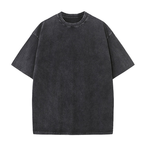 เสื้อยืดผ้าฝ้าย 100% ทอแบบสั่งทำพิเศษ ล้างสีแบบแอซิดวอช สไตล์วินเทจ หนัก คุณภาพสูง ระบายอากาศได้ดี ไม่ยับ 300 กรัม สำหรับคุณ - Product Image 6