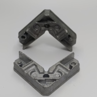 Accessoire de quincaillerie domestique en aluminium moulé sous pression ADC12, durable, moderne, à injection de colle par vis, pour fenêtre à rupture de pont thermique, porte et mur rideau