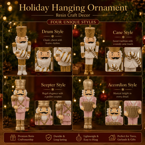 Adorno Colgante <span class=keywords><strong>Cascanueces</strong></span>, Muñeco Soldado de Resina, Decoración para Árbol de Navidad, Adorno Festivo para el Hogar - Product Image 2