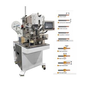 Machine d'insertion de bouchon de joint étanche de câble semi-automatique - Product Image 4