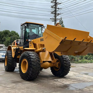 Chargeuse sur pneus Caterpillar CAT 966G/966H d'occasion, moteur d'origine, bonne qualité, stock, marque japonaise, pompe hydraulique Moog, vente chaude - Product Image 1