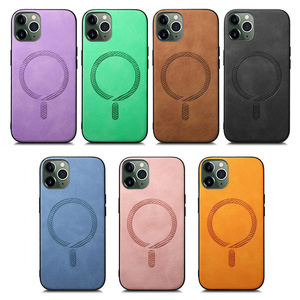 Custodia per telefono cellulare magnetica antiurto in TPU + PC di lusso per <span class=keywords><strong>iPhone</strong></span> <span class=keywords><strong>11</strong></span> <span class=keywords><strong>Pro</strong></span> <span class=keywords><strong>Max</strong></span> 16 Plus 15 <span class=keywords><strong>Pro</strong></span> con Design satinato - Product Image 6