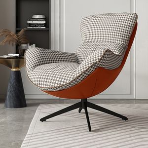 Échantillon gratuit de chaises simples meubles de salon canapé relaxant chaise en cuir <span class=keywords><strong>tissu</strong></span> pied de poule <span class=keywords><strong>fauteuil</strong></span> paresseux - Product Image 6