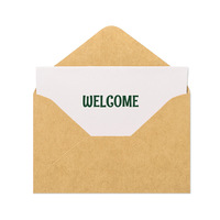 Emballage personnalisé, enveloppe de bonus pour envoi de papier et de cartes de monnaie, reliure cadeau pour budget avec enveloppe d'emballage pour espèces