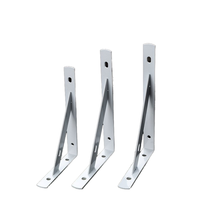 Support triangulaire moderne à angle droit pour étagère murale de cuisine, cadre de support en fer épaissi pour panneau de cloison fixe, usage commercial