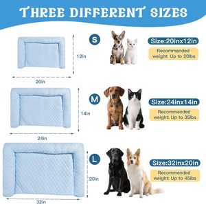 Tapis rafraîchissant portable épaissi pour petits chats/chatons, compatible avec les lits et les cages, pour usage intérieur - Product Image 3