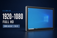PC industriel tout-en-un à écran tactile, vente en gros d'usine, Windows 10, Intel Core I3/i5/i7, écran 15,6 pouces, garantie 1 an, OEM ODM
