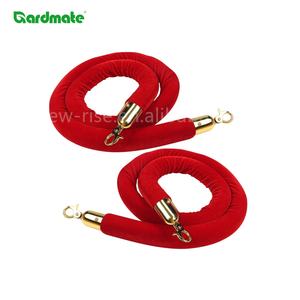 Paquete de 2 Cuerdas de Barrera Profesionales Modernas de Terciopelo Rojo para Control de Filas y Multitudes en Cines, Uso Interior/Exterior, 3.5x1.5M - Product Image 2