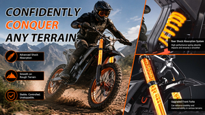 Moto électrique tout-terrain K2 72V 2000W ODM pour adultes, <span class=keywords><strong>Enduro</strong></span> CE 65km/h, 3 vitesses, moto électrique tout-terrain, moto, vélo - Product Image 5