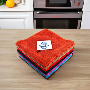 Serviette de nettoyage pour voitures en microfibre super absorbante, serviette en microfibre professionnelle pour vitres, serviette en microfibre tissée - Product Image 3