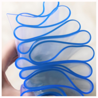 Cortinas soldadas de PVC de 3mm de espesor Protección ocular transparente suave Servicio de corte personalizado resistente industrial
