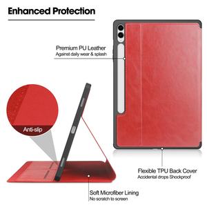 Funda Protectora Multifuncional para Tablet Samsung Tab S10+/S9+ 12.4, Modelos X810/X820, Cubierta Protectora Ejecutiva Extraordinaria de PU y PC - Product Image 3