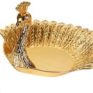 Bandeja de Servicio de Aluminio con Estampado Animal Art Deco para Decoración Navideña y Decoración del Hogar - Product Image 1