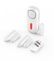 Alarme anti-cambriolage pour porte fenêtre, sonnette sans fil, système de sécurité pour maison intelligente, Kit d'alarme, détecteur de mouvement PIR en verre, sirène
