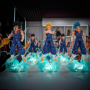Figurines de manga de dessin animé de 38 cm, statues DRAGON BAII, remplacement des bras, <span class=keywords><strong>Vegetto</strong></span> <span class=keywords><strong>Blue</strong></span> Super Saiyan 4, jouets cadeaux, figurine d'anime en PVC - Product Image 2