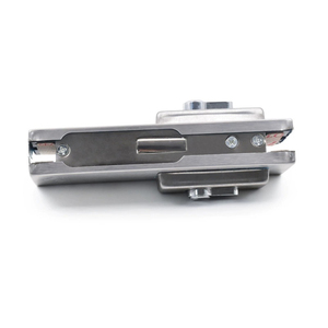 Serrure <span class=keywords><strong>de</strong></span> porte en verre en acier inoxydable Y-050, déverrouillage par clé, usage domestique, clips sans cadre/semi-sans cadre, clips à ressort, installation facile - Product Image 3