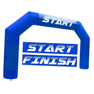 Arches de finition de début événement extérieur 20 pieds porte de soufflage d'air grande voûte gonflable gonflable personnalisée de publicité commerciale - Product Image 3