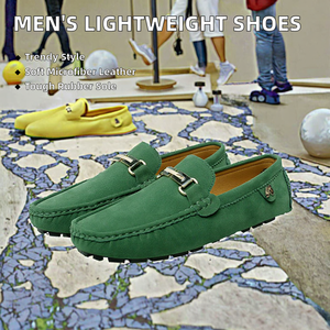 รองเท้าเดินลำลองผู้ชาย หนังไมโครไฟเบอร์ น้ำหนักเบา ระบายอากาศได้ดี พื้นรองเท้าด้านในยางกันลื่น ใส่ได้ทุกฤดู - Product Image 3