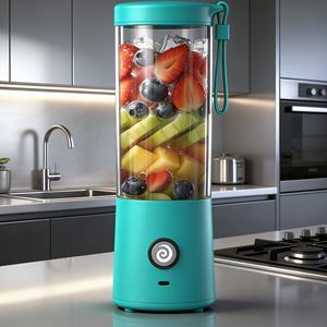 Licuadora Portátil de 450 ml, Modo Turbo, Trituración de Hielo en 30 Segundos, Limpieza con un Botón, Recargable por USB, Libre de BPA, para Batidos, con Batería para Auto - Product Image 3