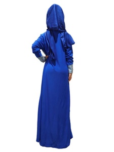 Yiwu Muqian società commerciale di nuova concezione arabo ragazza abito Patchwork con diamanti stampato abito da preghiera islamico - Product Image 2