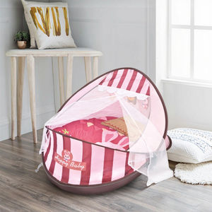 बाओ खान पोर्टेबल 2-इन-1 फोल्डेबल बेबी क्रिब्स घोंसला खाट नीड़ बिस्तर और नवजात लड़कियों के लिए संगीत - Product Image 2