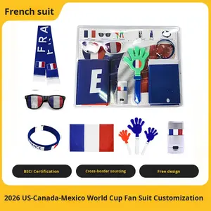 <span class=keywords><strong>2026</strong></span> 美国-加拿大-墨西哥球迷用品 美国/加拿大/墨西哥制造 缎带 围巾 国旗 手环 眼镜 面部彩绘 拍手器 - Product Image 3