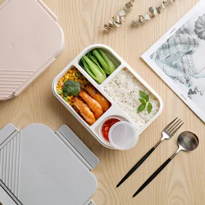 Lunch Box per bambini e adulti, contenitori ermetici ideali per il pranzo, senza BPAs e senza coloranti chimici Bento Box