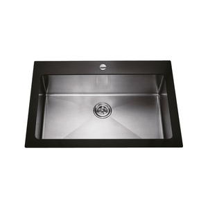 Double bol en <span class=keywords><strong>verre</strong></span> trempé, évier de cuisine, italien - Product Image 5