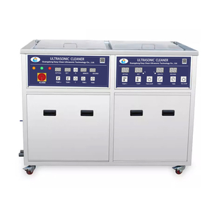 Máy làm sạch siêu âm công nghiệp hai bình 45L, rửa bằng dung dịch, sấy khô, làm sạch linh kiện PCB, dầu mỡ, bụi bẩn - Product Image 2