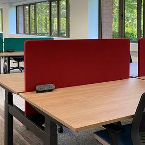 Bonne vente fibre de polyester PET panneaux d'écran acoustique panneaux acoustiques absorbants du son <span class=keywords><strong>cloison</strong></span> de bureau <span class=keywords><strong>amovible</strong></span> - Product Image 2