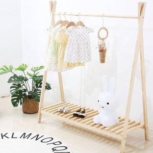 Perchero de madera para <span class=keywords><strong>ropa</strong></span> de casa, Perchero de abrigo para niños, gran oferta - Product Image 1