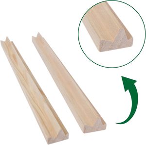 Juego de 4 bandejas/soportes/estuches de madera rústica para fichas de Mahjong, diseño nuevo, con grabado y detalles hechos a mano, venta al por mayor - Product Image 2
